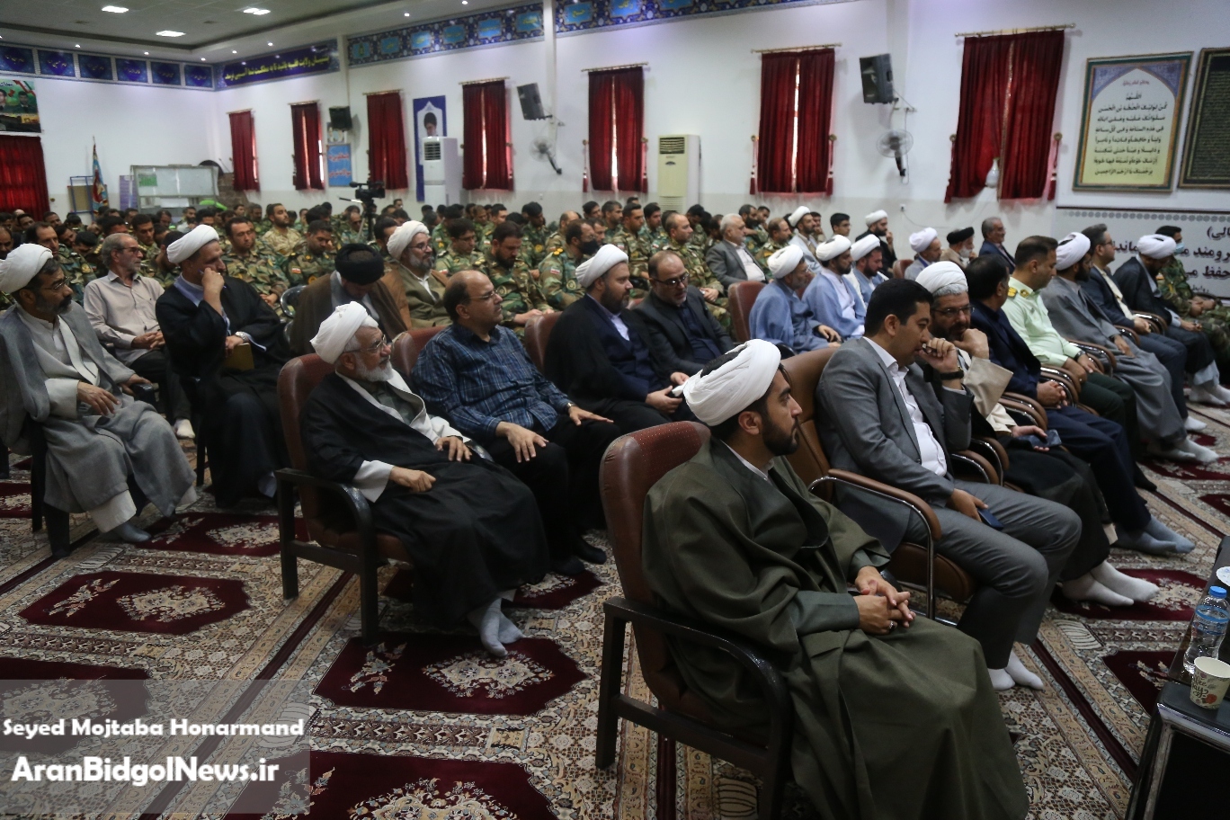 گزارش تصویری آیین تکریم ومعارفه رئسای قدیم وجدید عقیدتی سیاسی گروه 840 موشکی شهید مصطفی کبریایی 